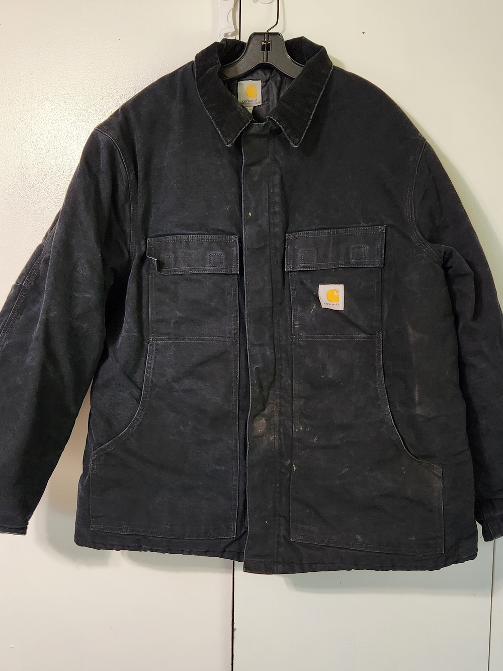 Carhartt Duck Traditional Coat Arctic Quilt Lined Work Jacket Men's Size XLR